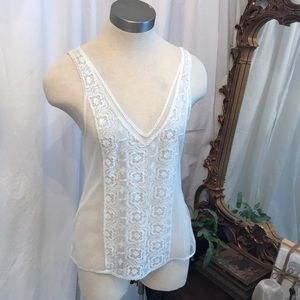 Aerie embroidered lace camisole